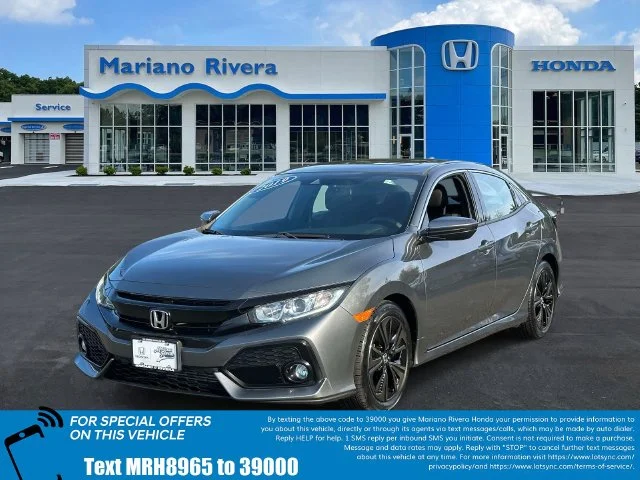 Certified 2019 Honda Civic Hatchback EX with VIN SHHFK7H63KU418965 for sale in Port Jefferson Station, NY