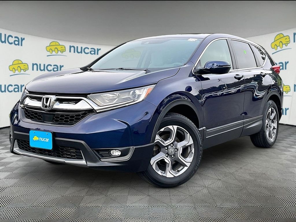 Used 2018 Obsidian Blue Honda EX image 3