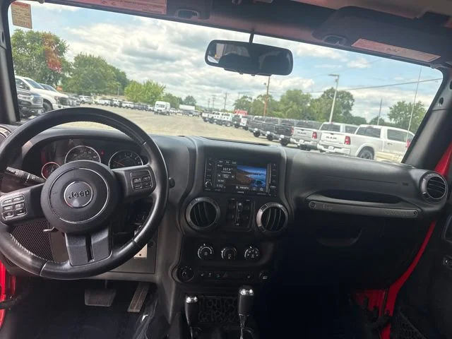 Used 2017 Firecracker Red Clearcoat Jeep Unlimited Sport image 14