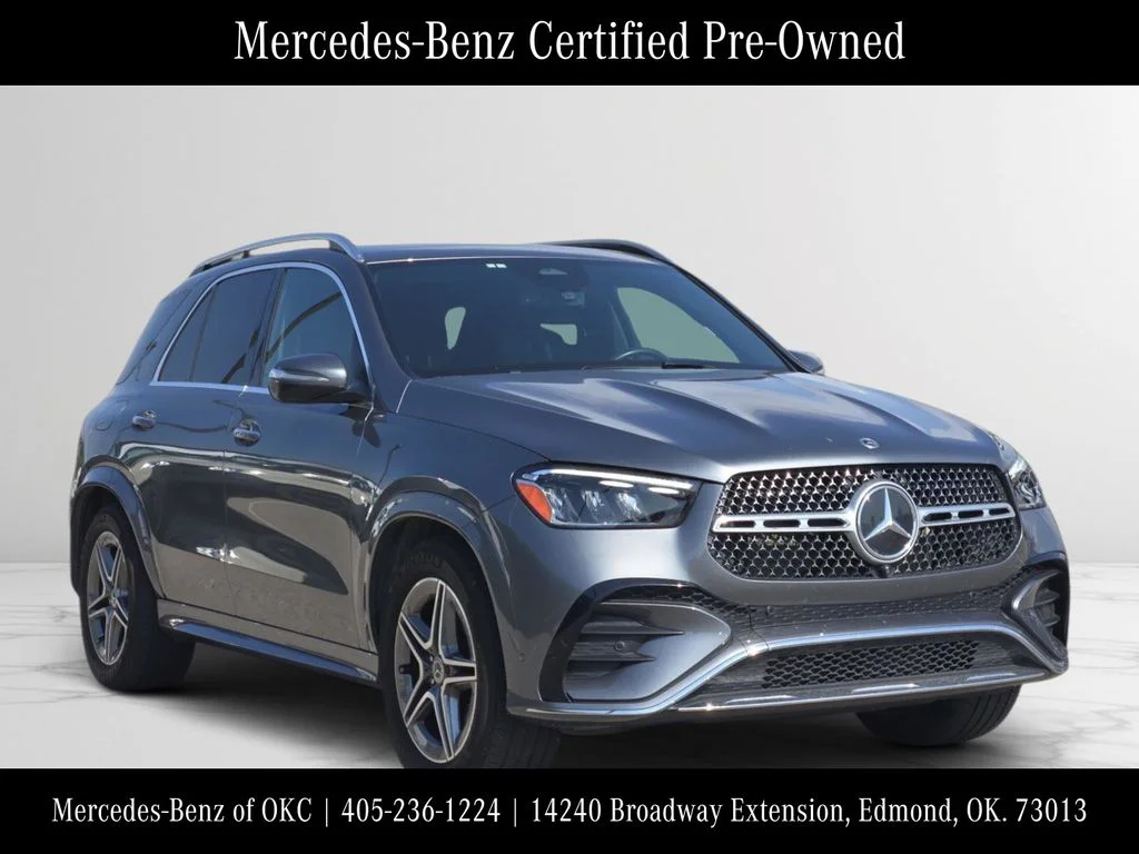 Certified Used 2025 Selenite Grey Metallic Mercedes-Benz GLE 350 image 2
