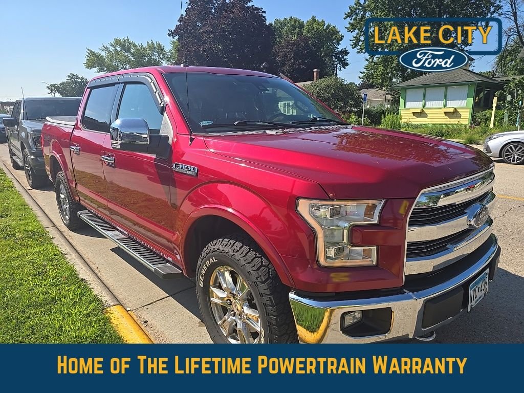 Used 2015 Red Ford Lariat image 3