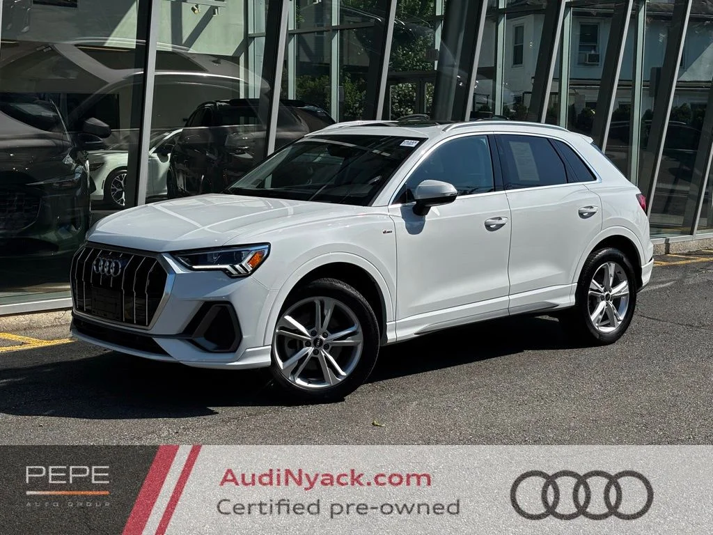 Certified Used 2023 White Audi Premium Plus image 1