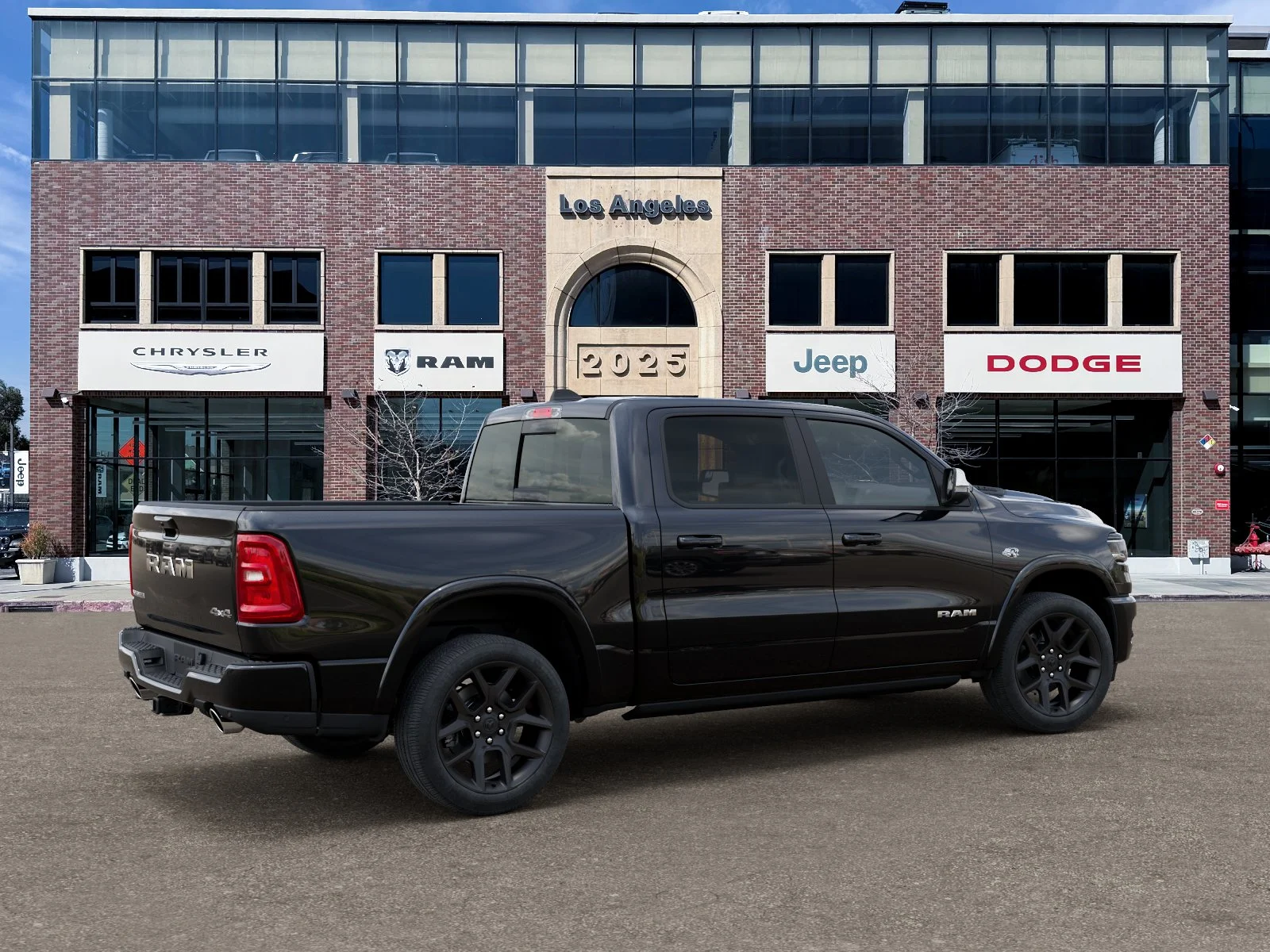 New 2026 Diamond Black Crystal Pearl-Coat Exterior Paint RAM Laramie image 30