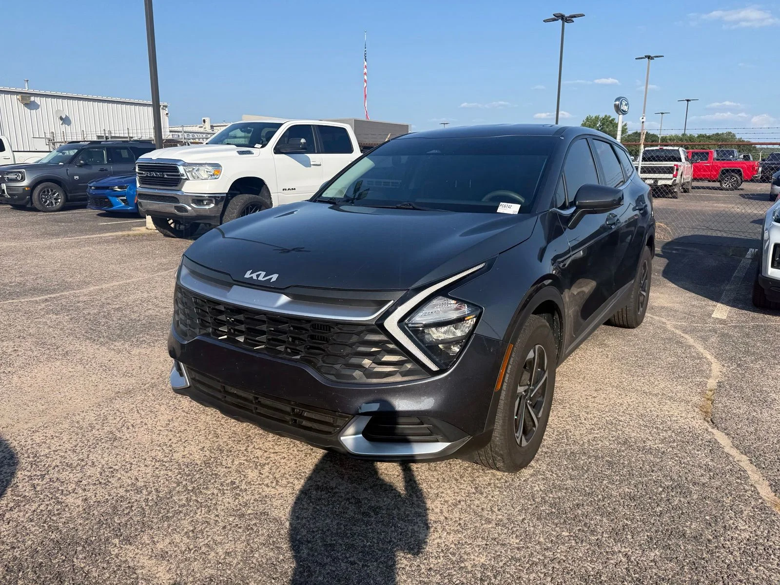 Used 2023 Gray Kia LX image 2