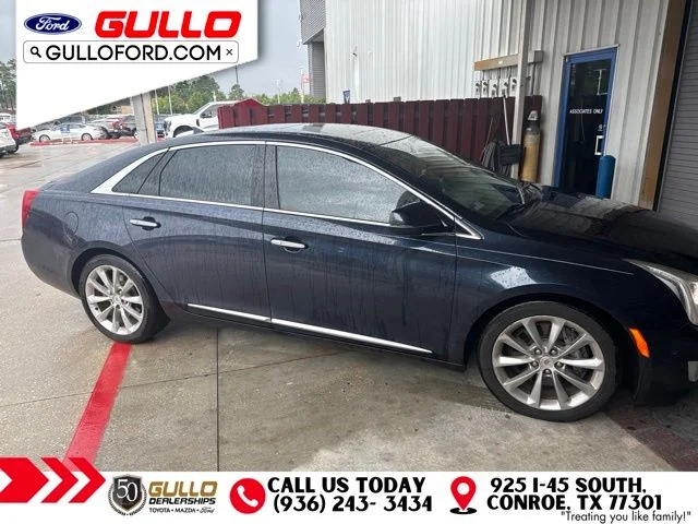 Used 2014 Sapphire Blue Metallic Cadillac Luxury image 2