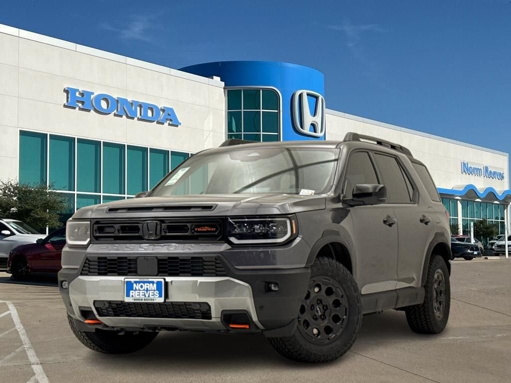 New 2026 Modern Steel Metallic Honda TrailSport Elite Blackout image 1