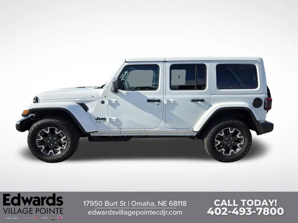 New 2026 Bright White Clear-Coat Exterior Paint Jeep Sahara image 6