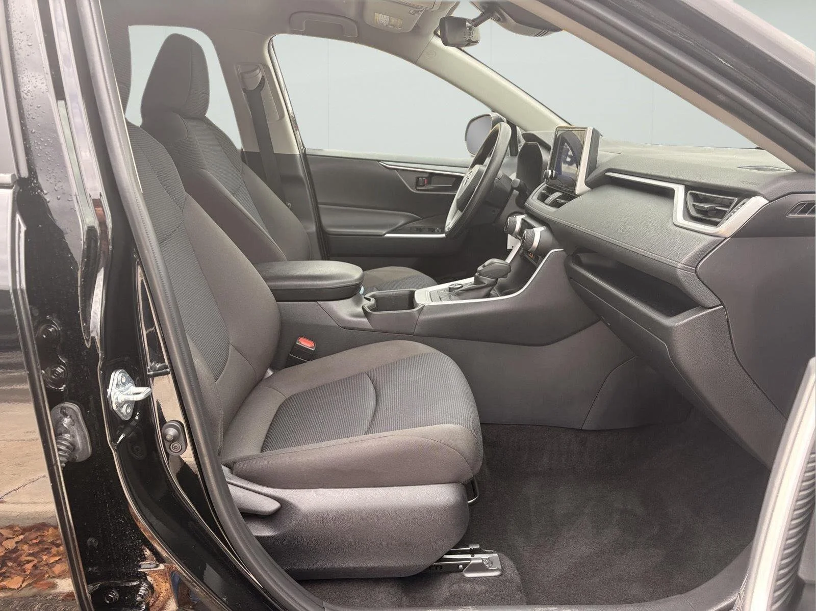 Used 2025 Midnight Black Metallic Toyota Hybrid LE image 13