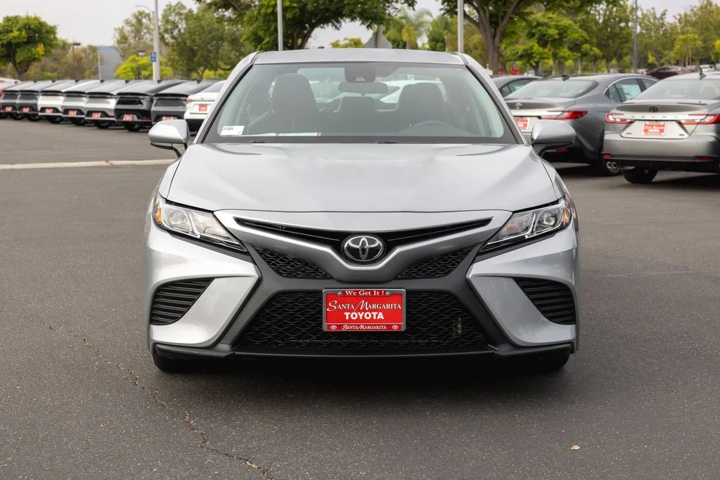 Certified Used 2020 Celestial Silver Metallic Toyota SE image 2