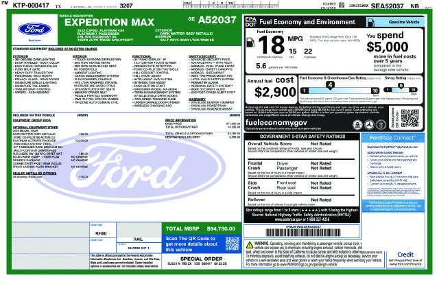 Used 2025 Dark Matter Gray Metallic Ford Platinum image 11