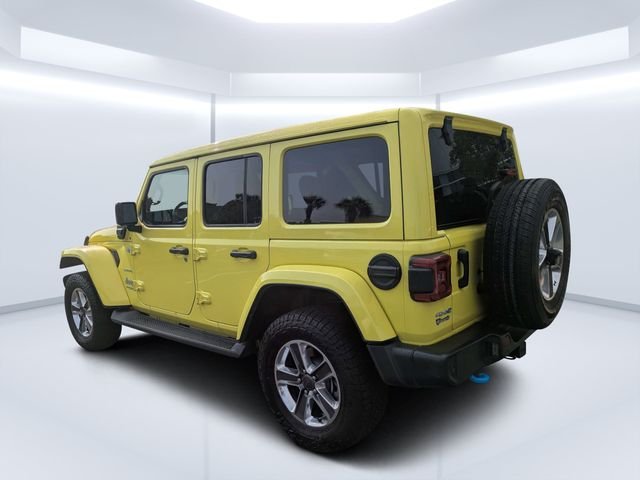 Used 2022 Yellow Jeep Unlimited Sahara 4xe image 5