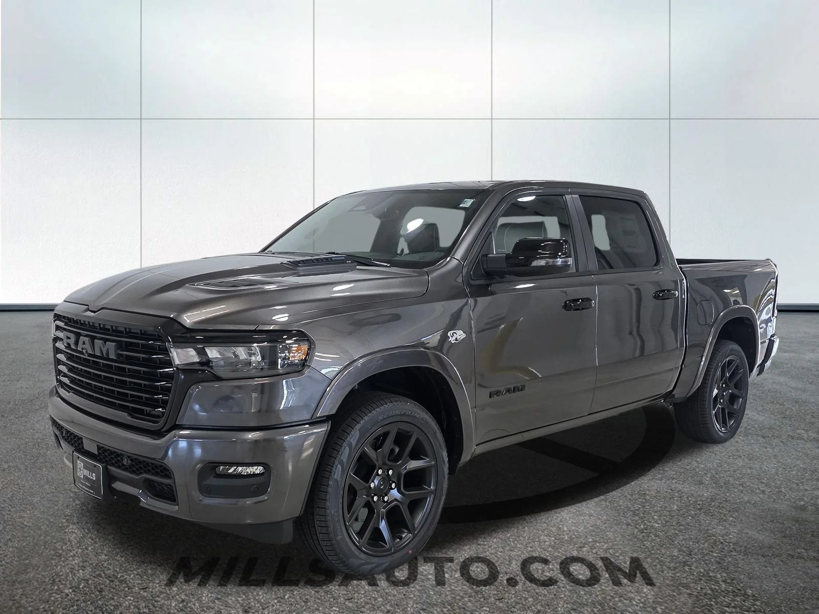 New 2026 Granite Crystal Metallic Clear-Coat Exterior Paint RAM Laramie image 2