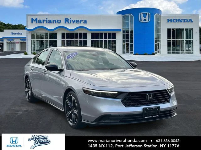 Certified Used 2025 Solar Silver Metallic Honda Sport image 1