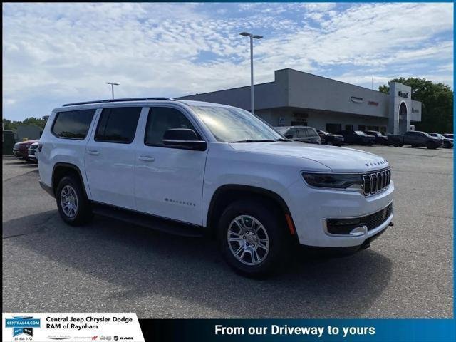 Used 2024 Bright White Clearcoat Jeep Series I image 1