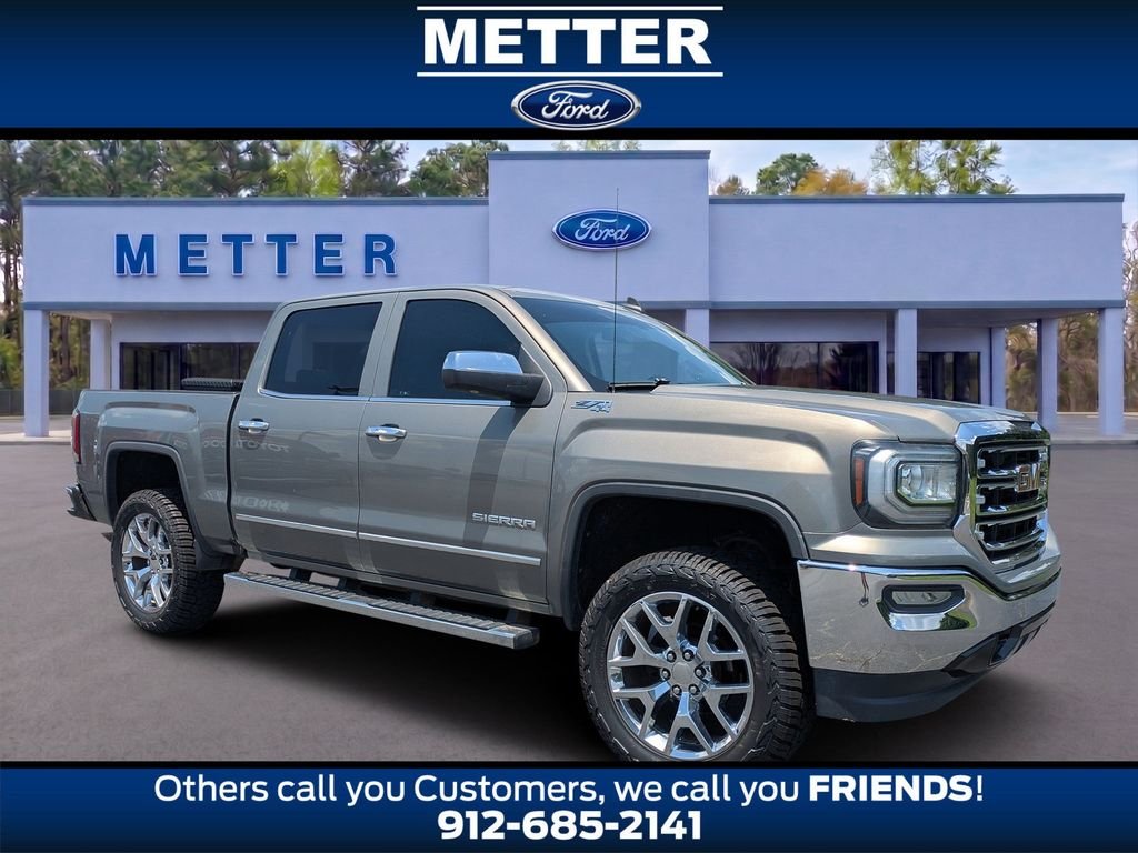 Gray 2017 GMC Sierra 1500 Pickup Truck Four-Wheel Drive 6-Speed Automatic Overdrive