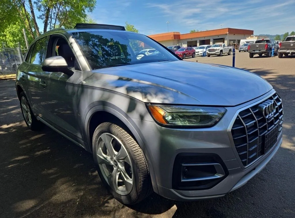 Used 2021 Florett Silver Metallic Audi 45 Premium Plus image 2