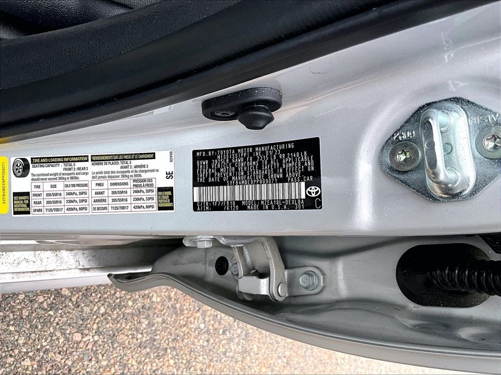 Used 2023 Silver Toyota LE image 9