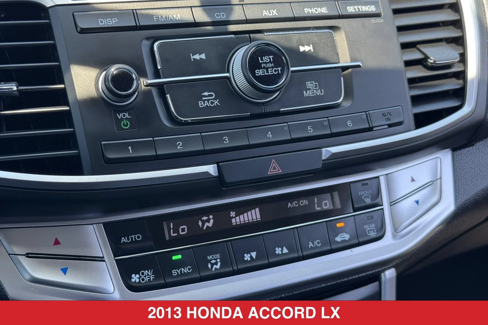 Used 2013 Crystal Black Pearl Honda LX image 19