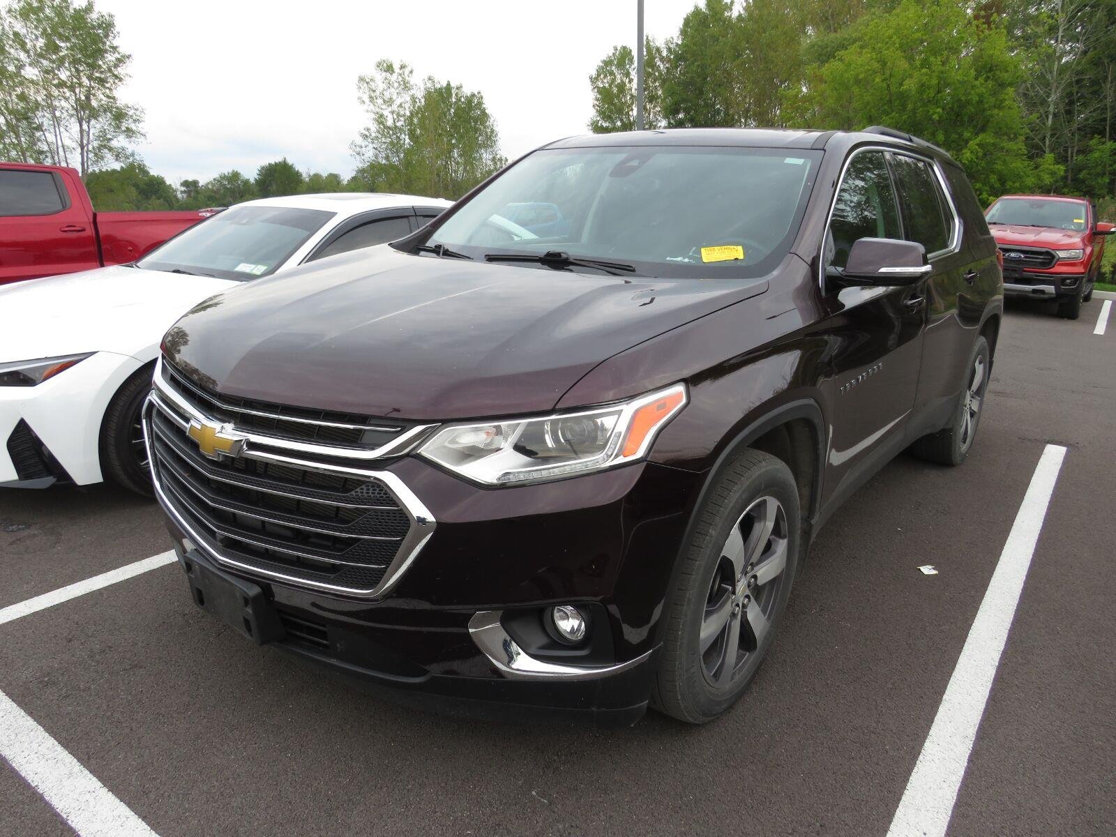 Used 2021 Black Cherry Metallic Chevrolet LT Leather image 4
