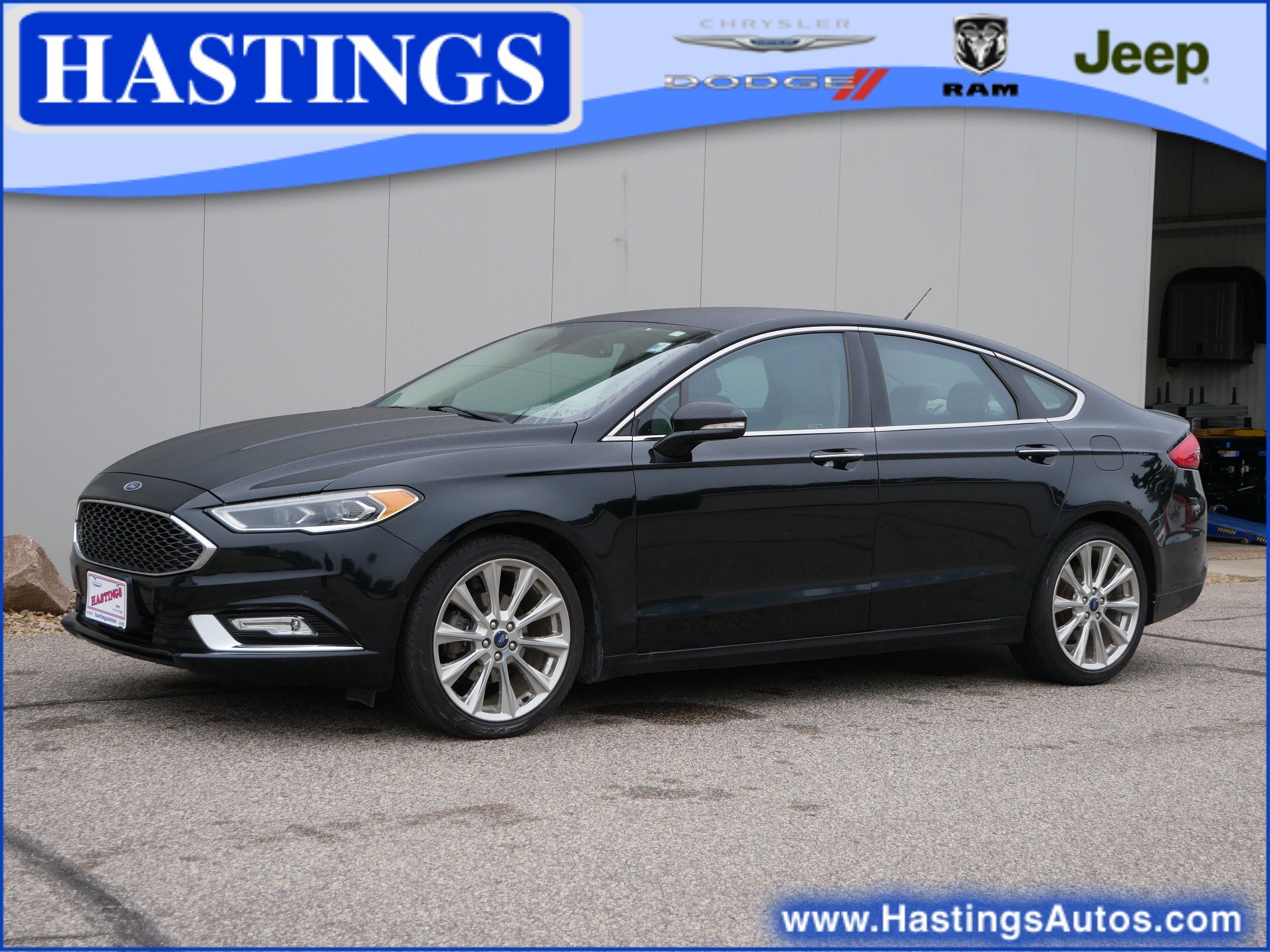 Used 2017 Black Ford Platinum image 1