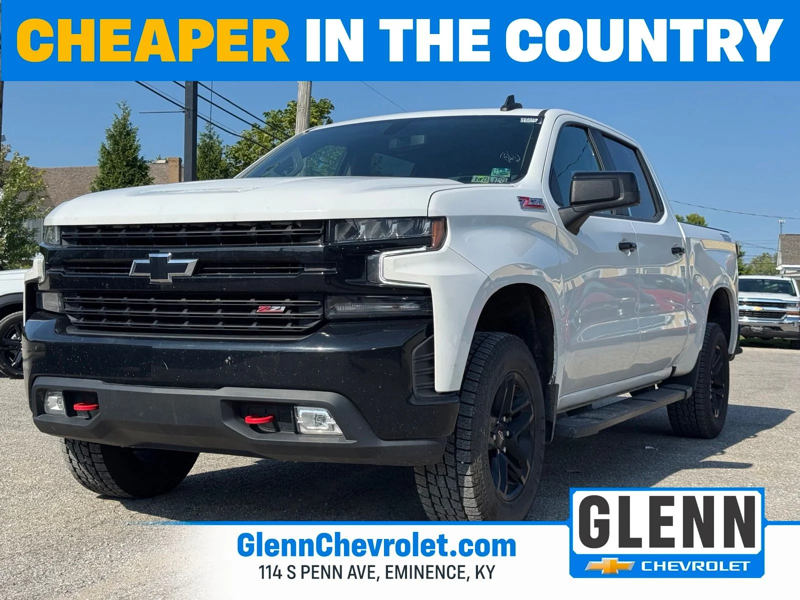 Used 2022 White Chevrolet LT Trail Boss image 1