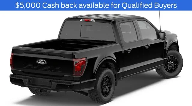 New 2026 Agate Black Metallic Ford XLT image 2