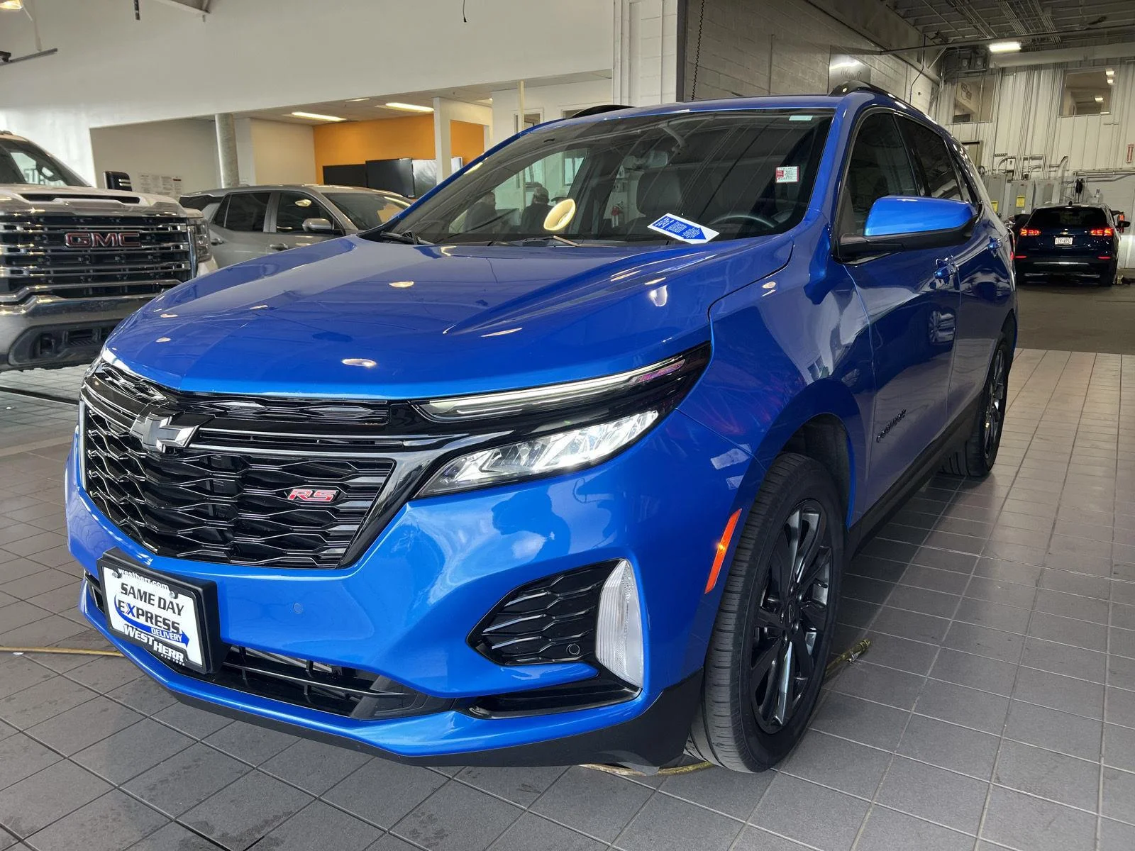 Used 2024 Riptide Blue Metallic Chevrolet RS image 4