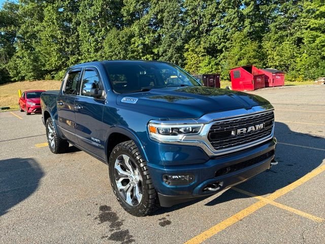 Patriot Blue Pearlcoat 2021 RAM 1500 Pickup Truck Four-Wheel Drive