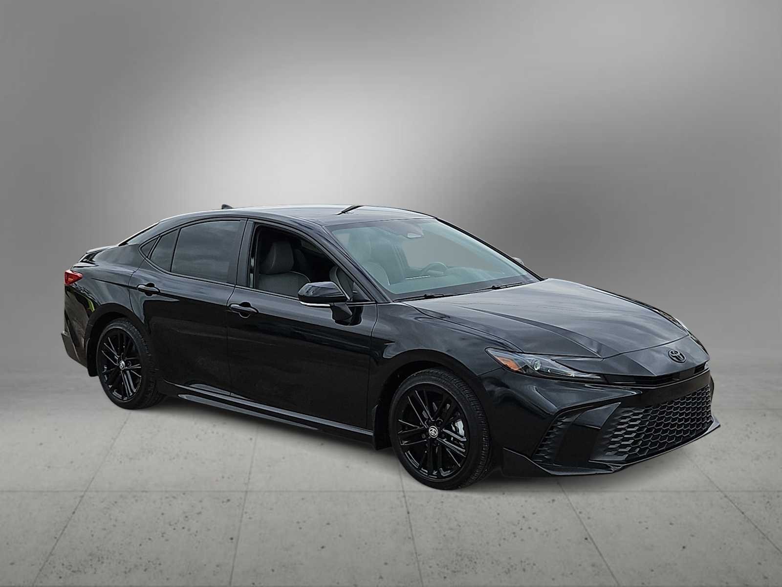 Used 2025 Midnight Black Metallic Toyota SE image 2