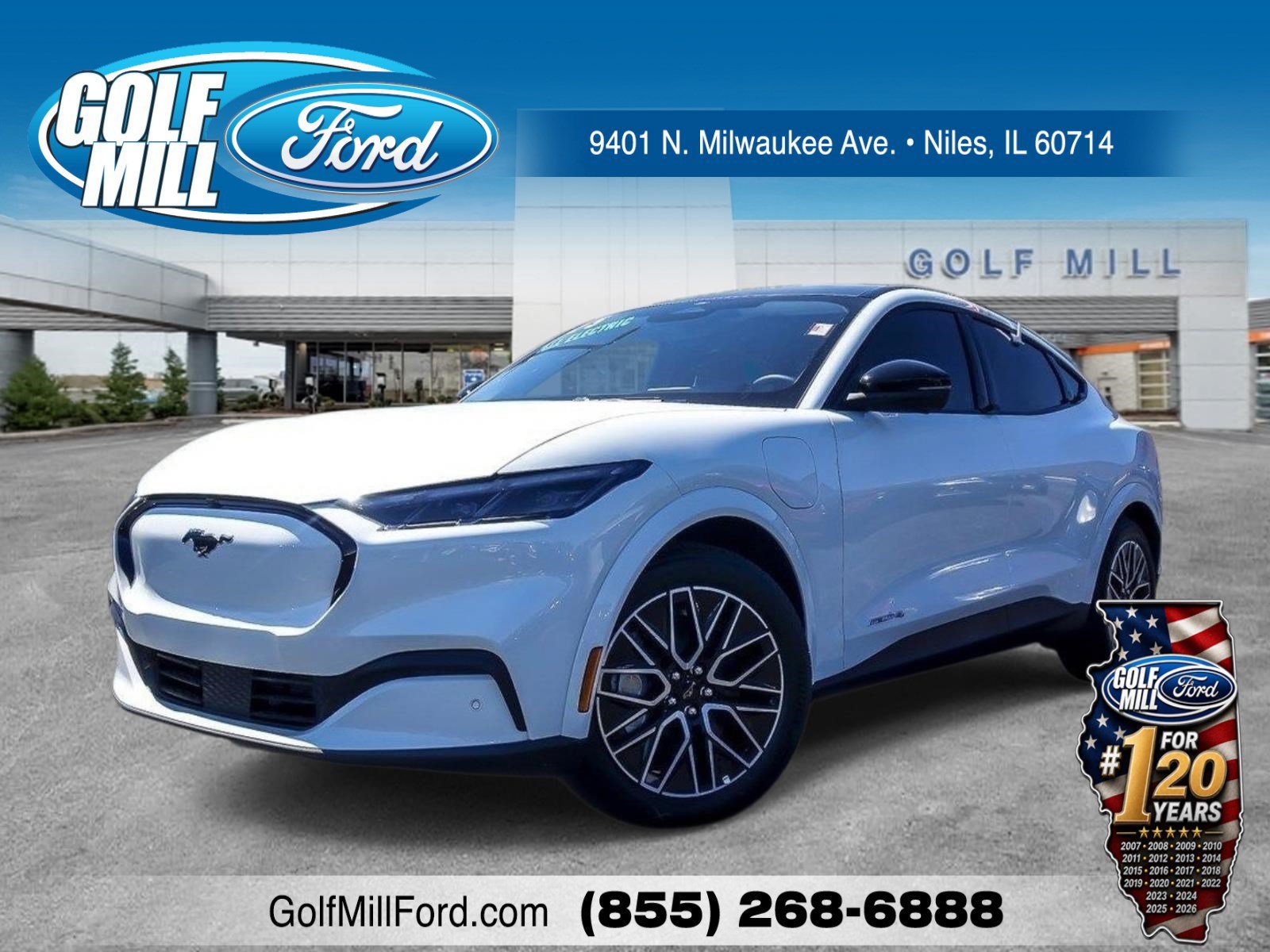 Used 2026 White Metallic Ford Premium image 1