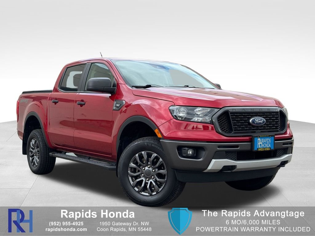Used 2021 Red Metallic Ford XLT image 1