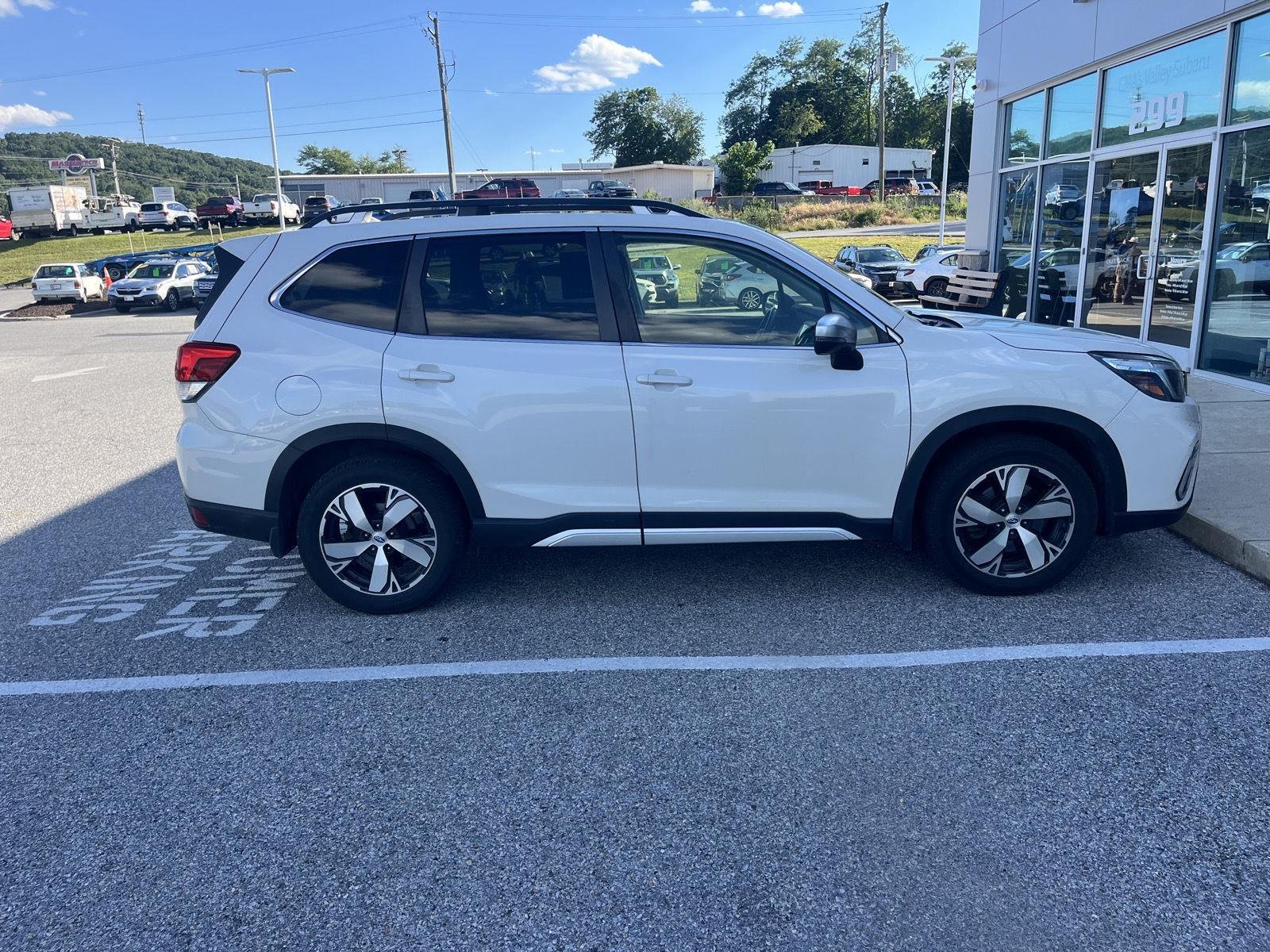 Used 2020 Crystal White Pearl Subaru Touring image 8