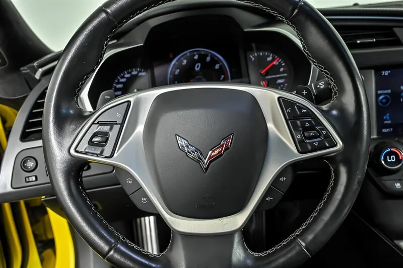 Used 2014 Velocity Yellow Tintcoat Chevrolet Stingray image 23