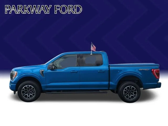 Used 2021 Blue Ford XLT image 2