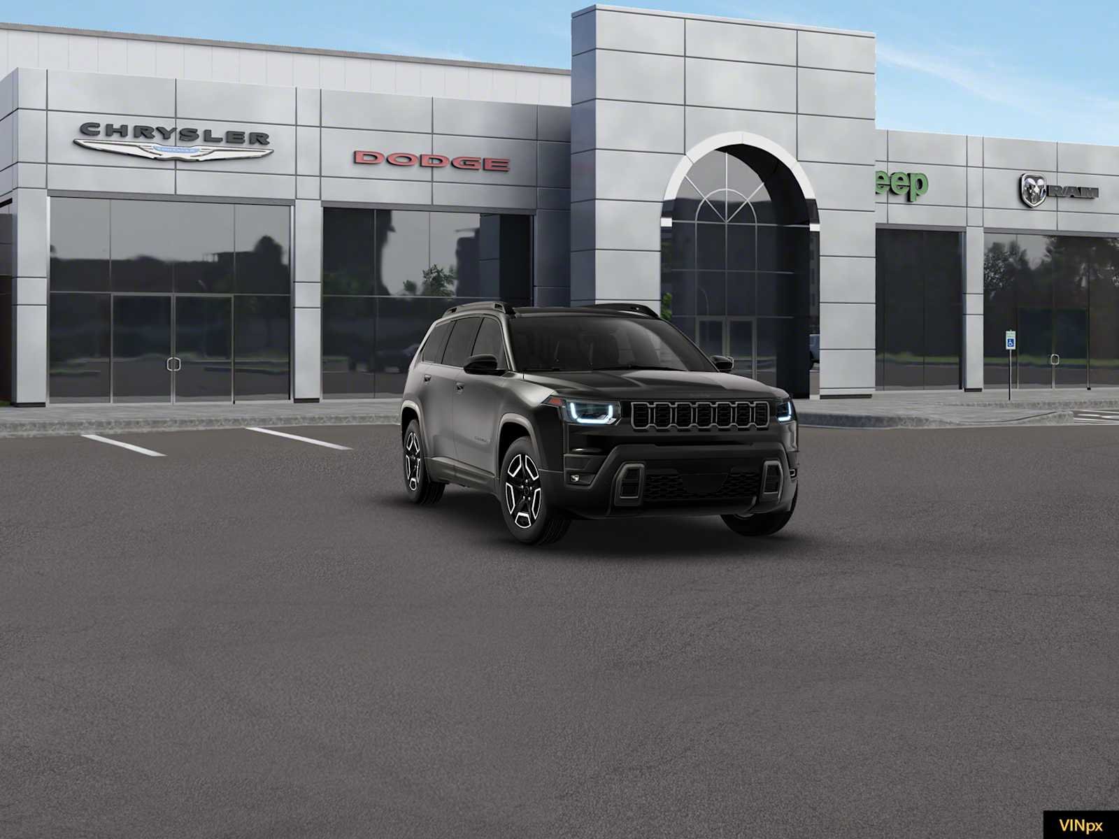 New 2026 Diamond Black Crystal Pearlcoat Jeep Limited image 16