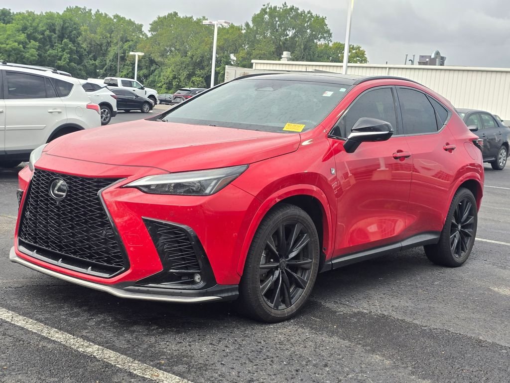 Used 2022 Red Lexus 350 F SPORT Handling image 3