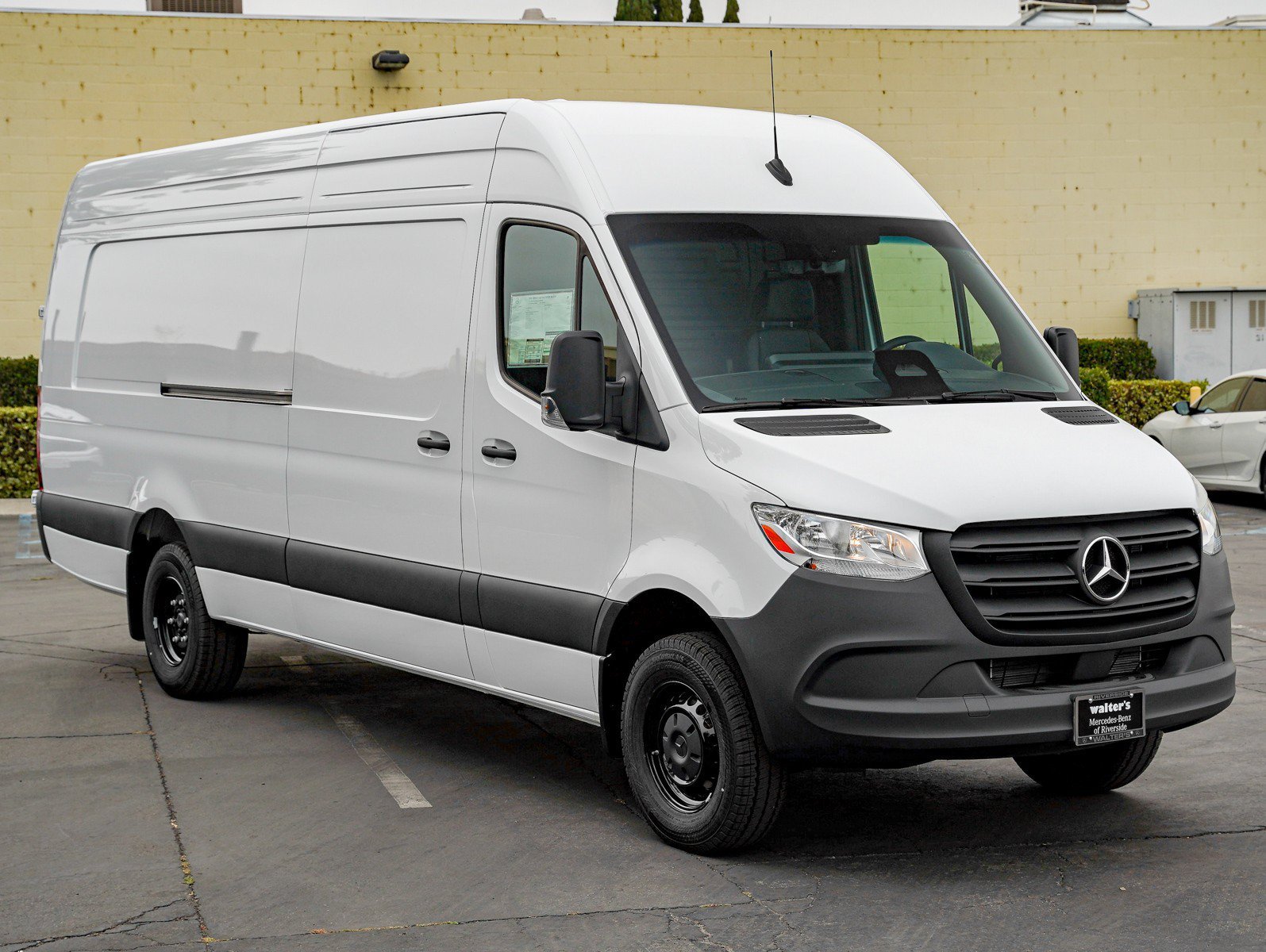 New 2026 Arctic White Mercedes-Benz 3500XD High Roof I4 Diesel HO 170 Extended RWD image 3