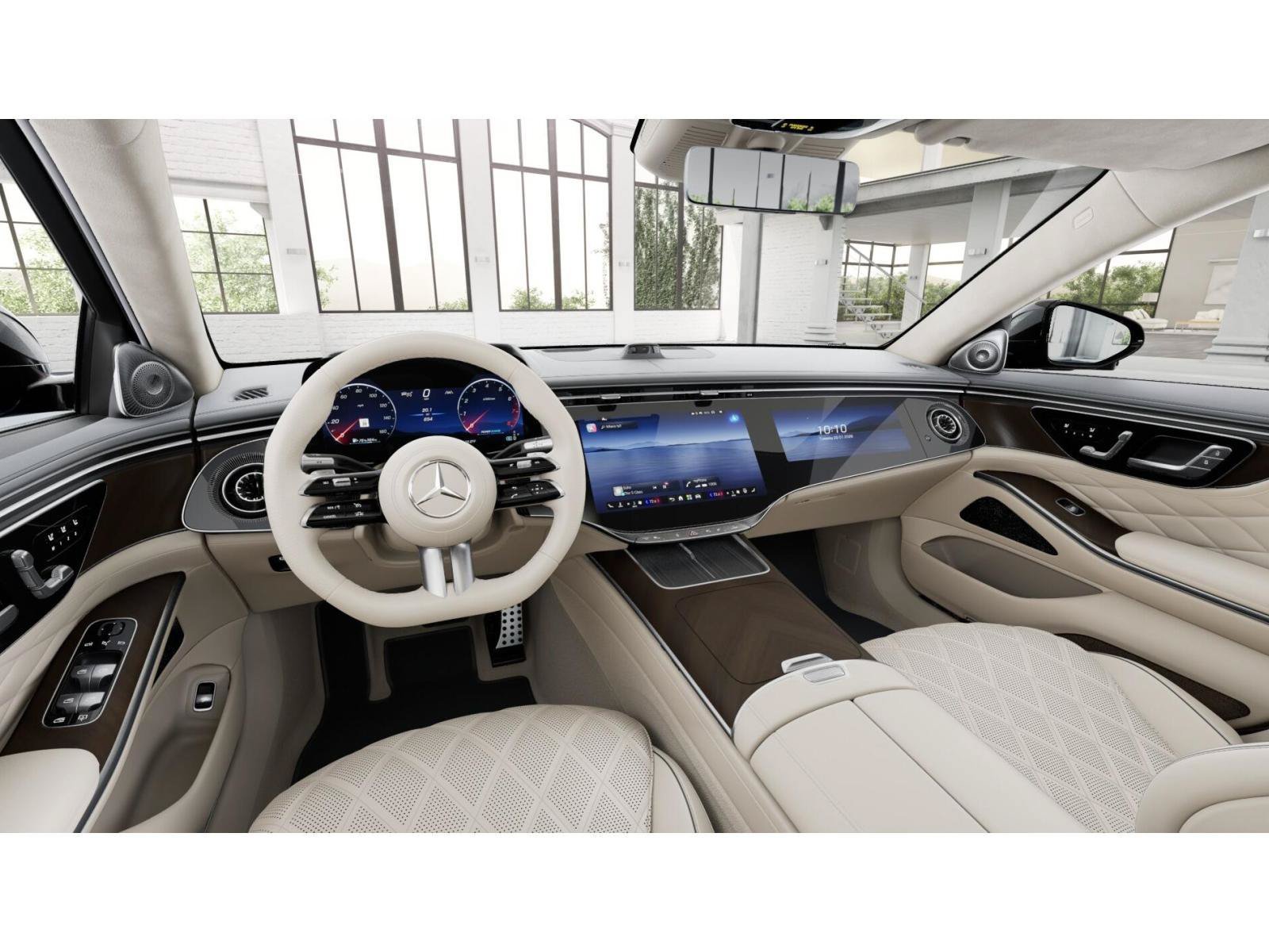 New 2027 Obsidian Black Metallic Mercedes-Benz S 580 image 3