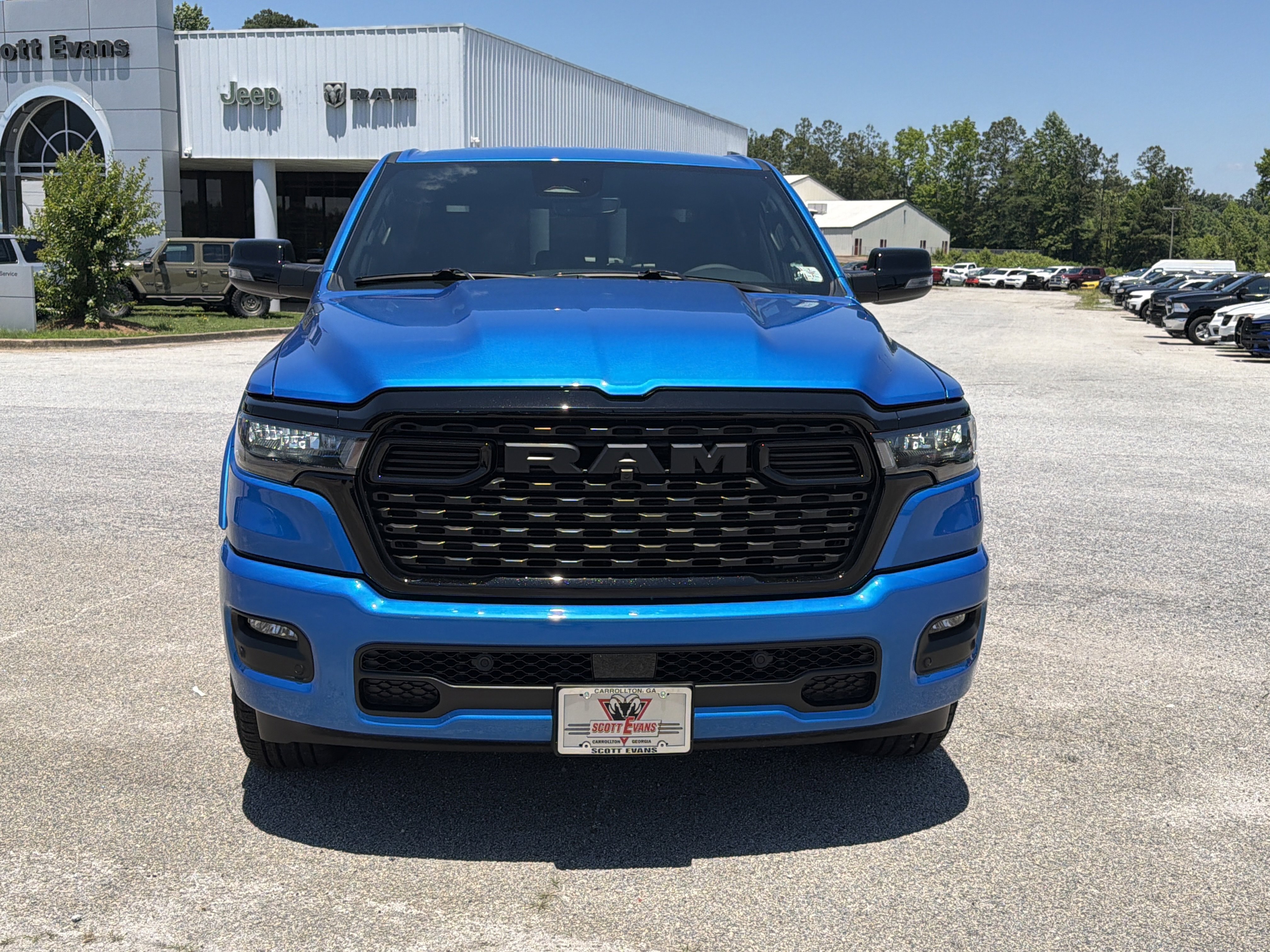 New 2026 Hydro Blue Pearl-Coat Exterior Paint RAM Big Horn image 3