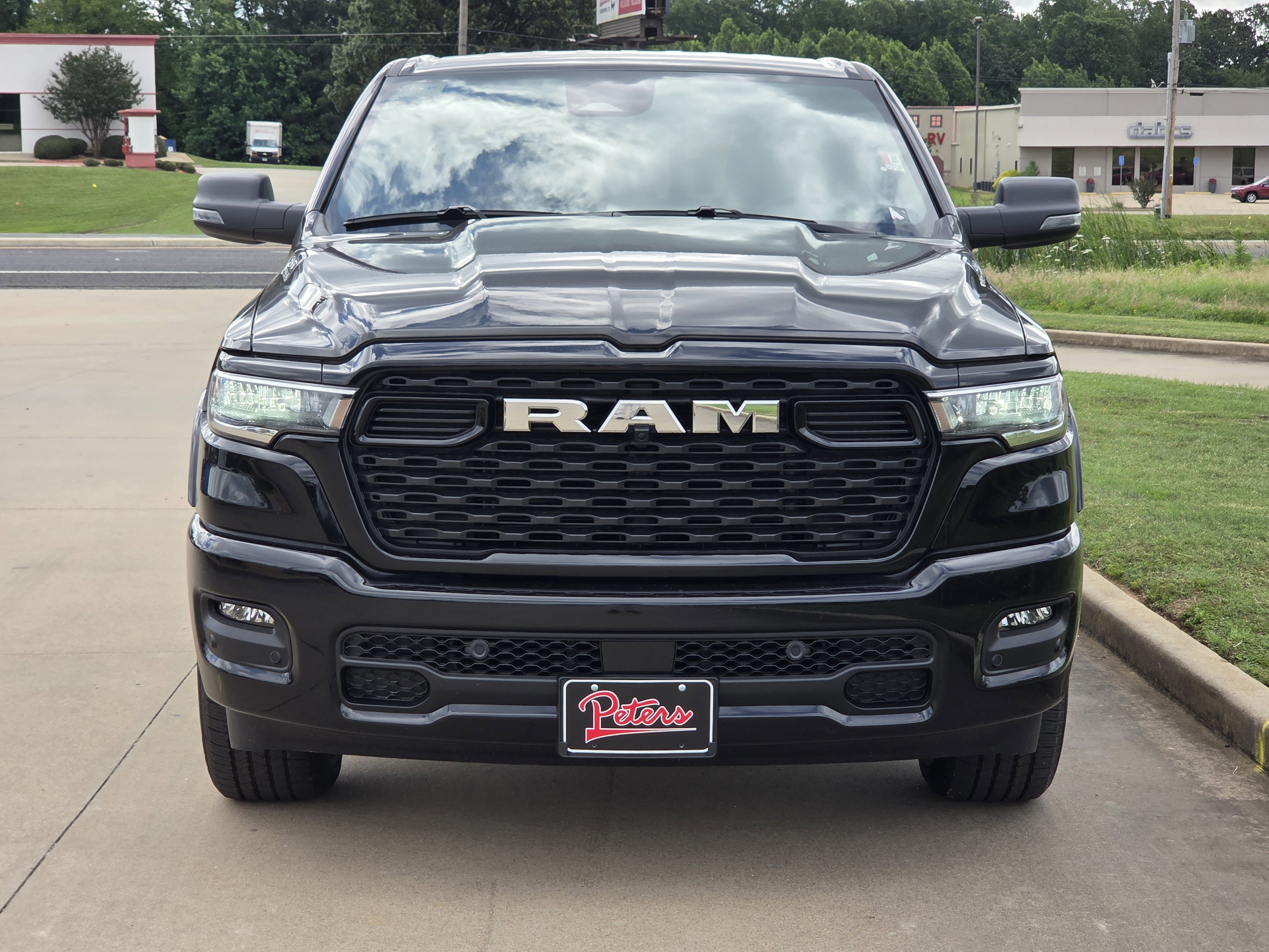 New 2026 Diamond Black Crystal Pearlcoat Ram Lone Star image 2