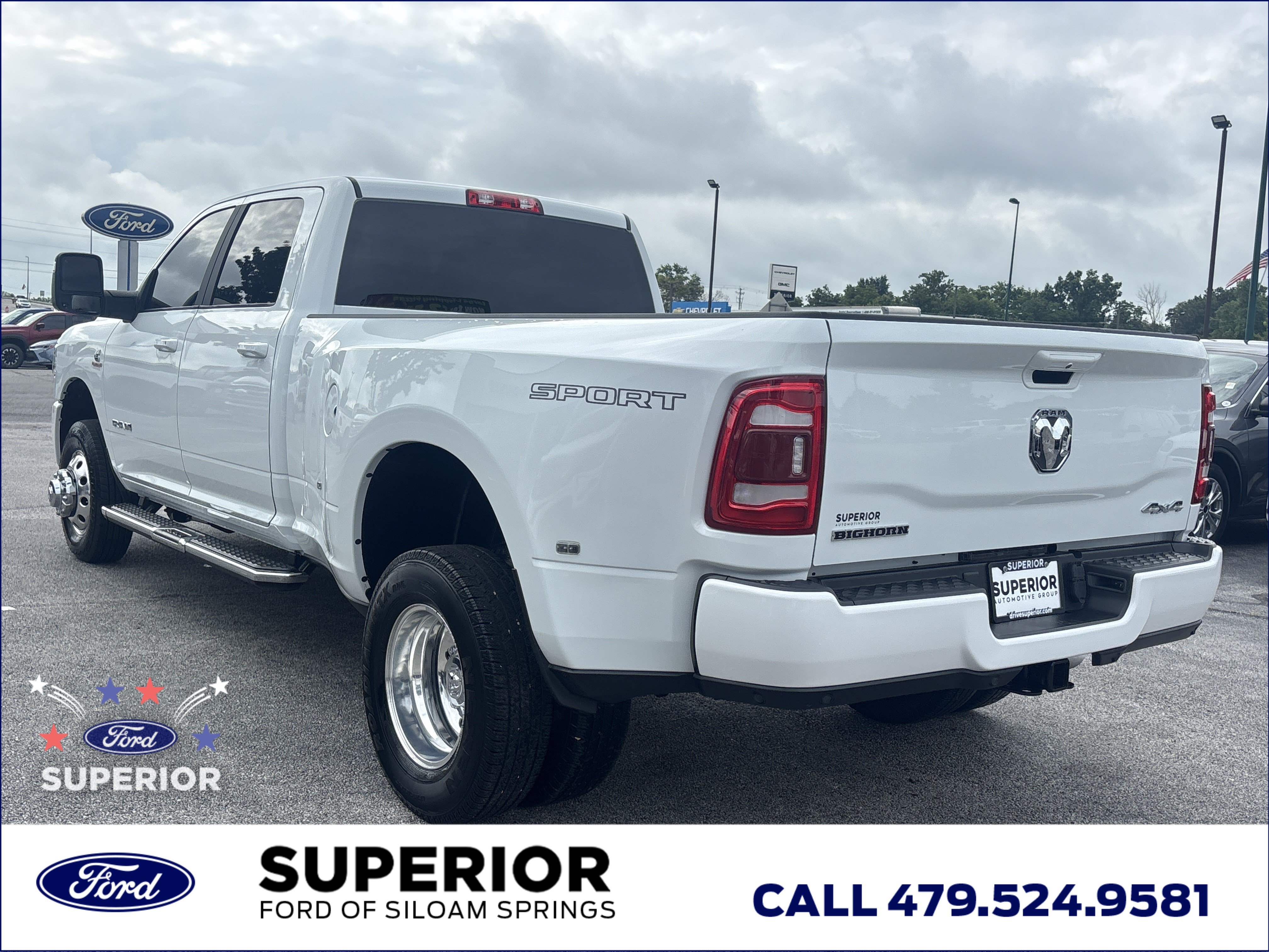 Used 2024 Bright White Clearcoat Ram Big Horn image 10