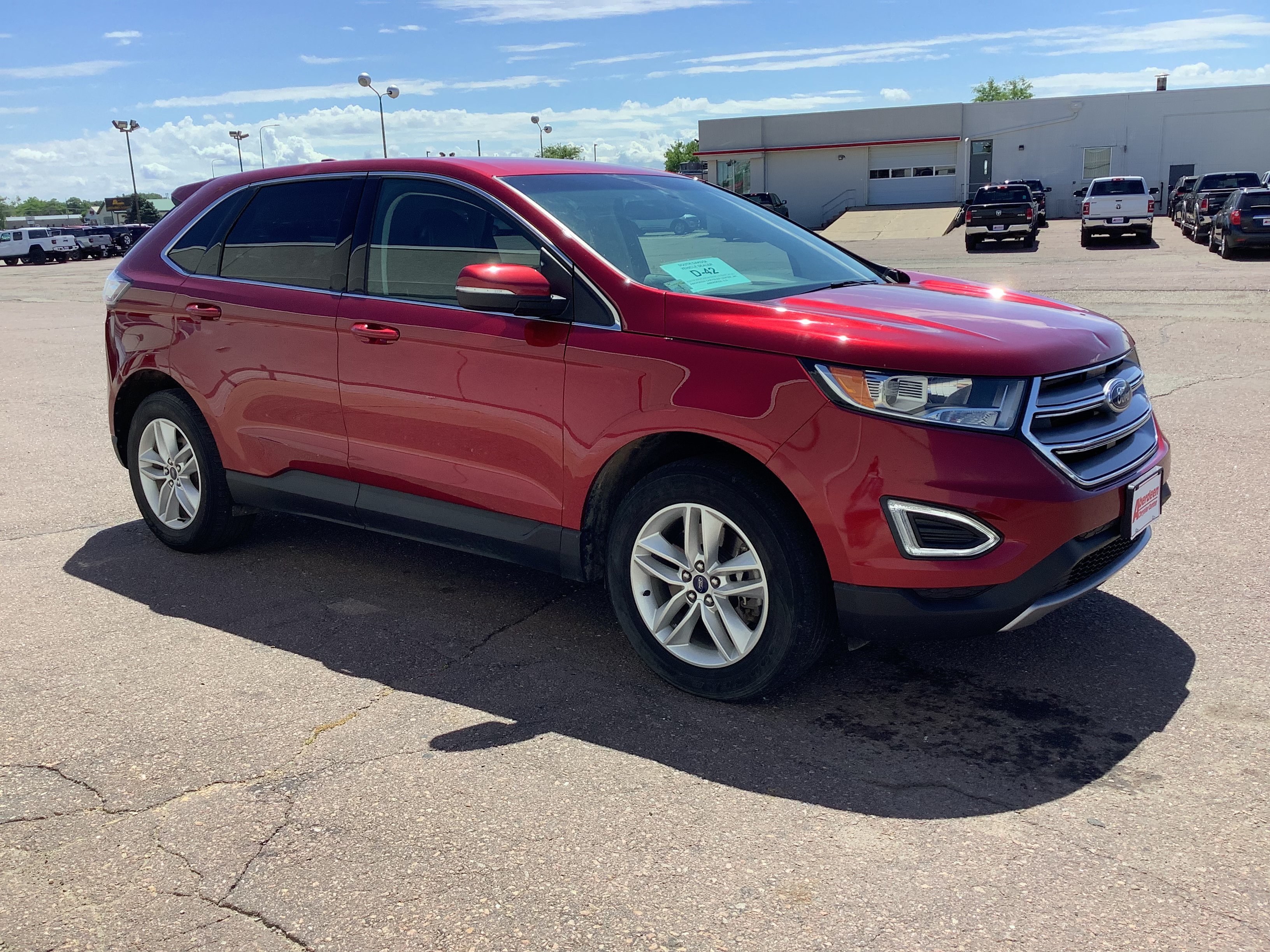 Used 2018 Red Ford SEL image 4