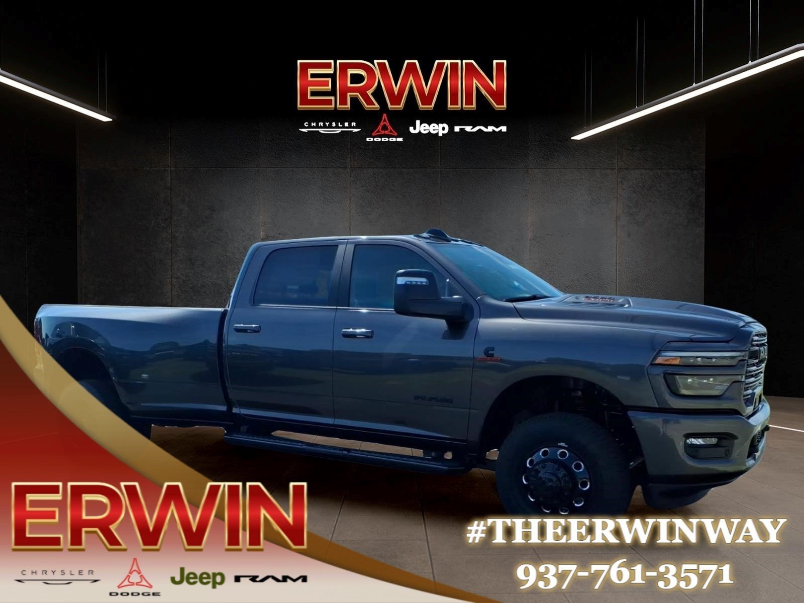 New 2026 Granite Crystal Metallic Clear-Coat Exterior Paint RAM Laramie image 1