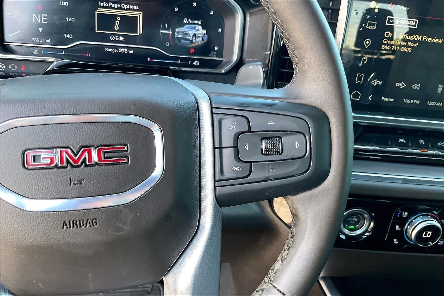 Used 2024 White Frost Tricoat GMC SLT image 24