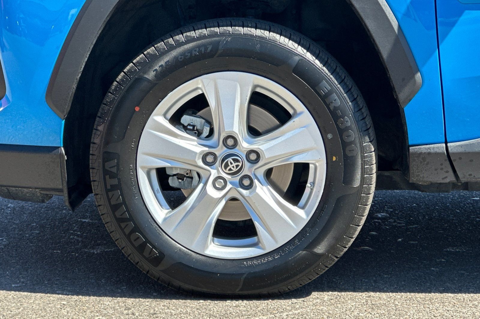 Used 2021 Blue Toyota LE image 25