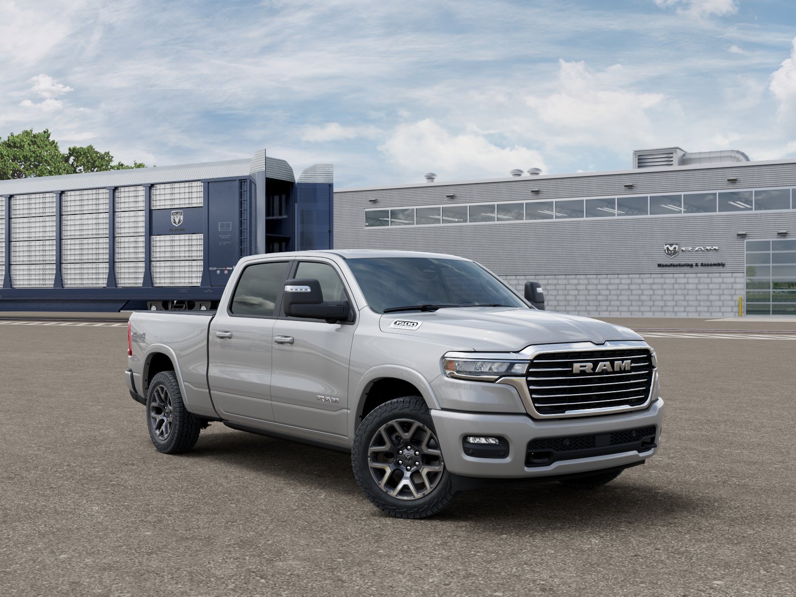 New 2027 Silver Zynith Exterior Paint RAM LARAMIE image 3