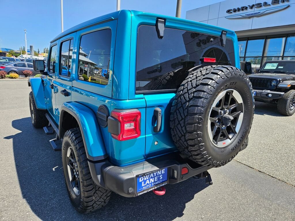 Used 2020 Bikini Pearl Coat Jeep Unlimited Rubicon image 3