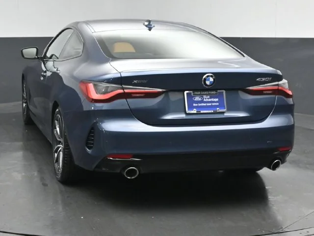 Certified Used 2021 Arctic Race Blue Metallic BMW 430i xDrive image 6