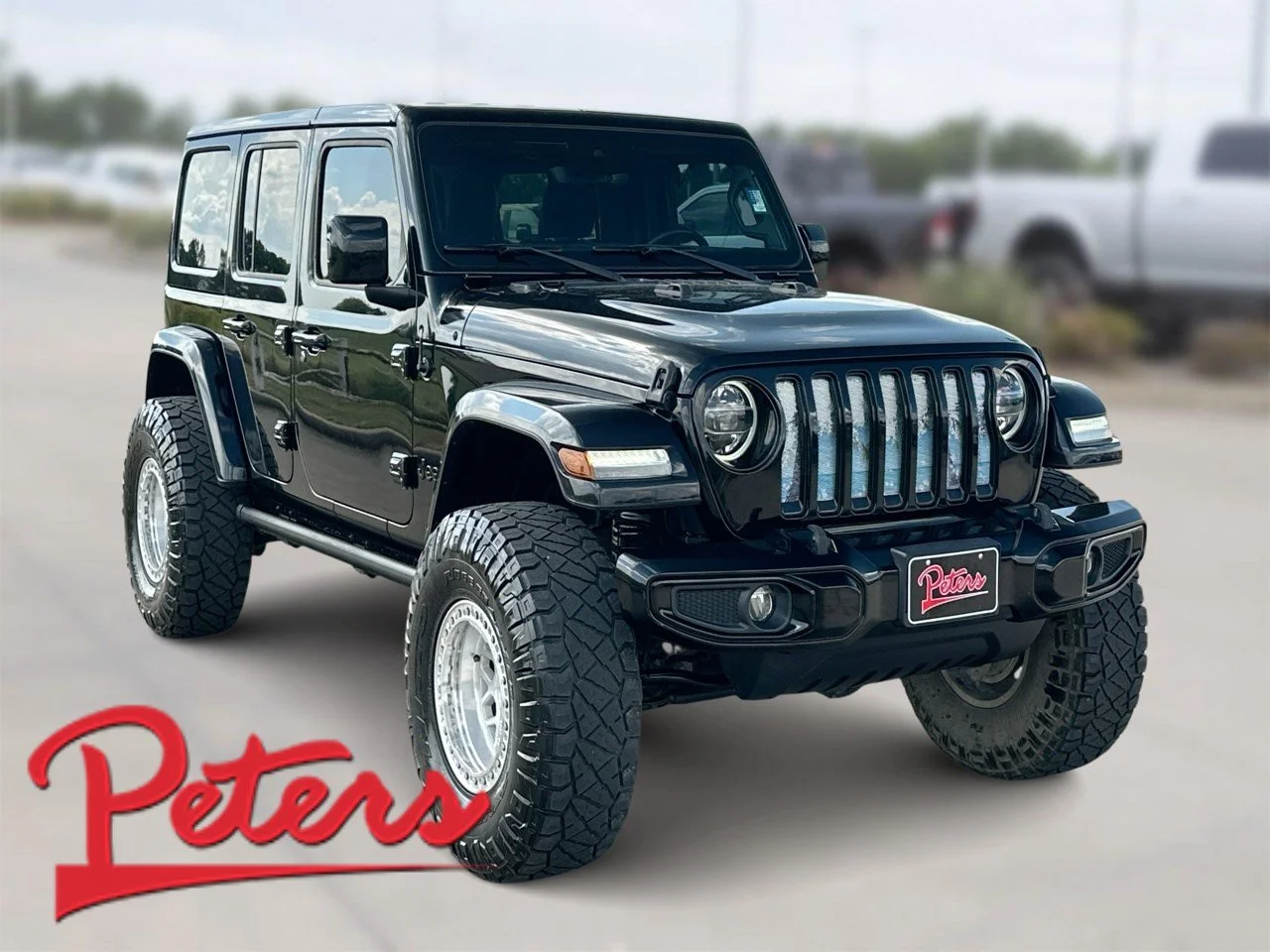 Used 2020 Black Clearcoat Jeep Sahara High Altitude image 1