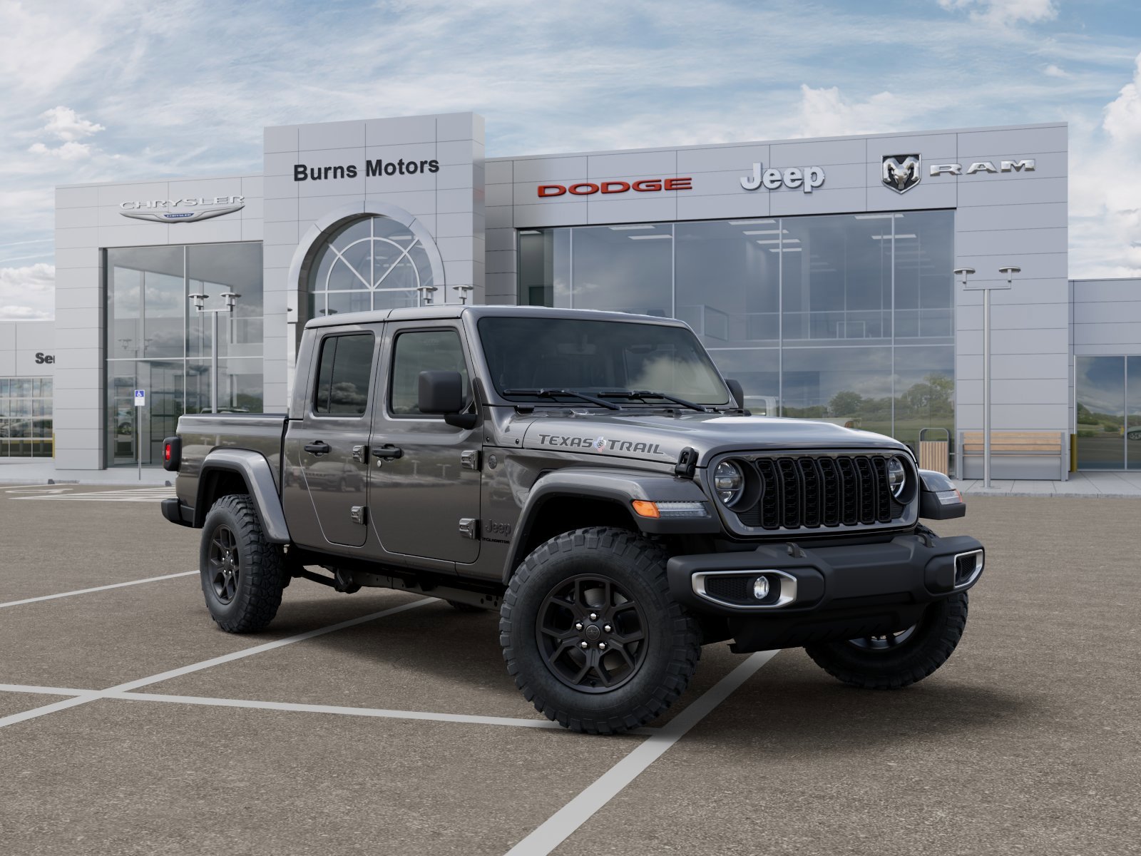 New 2026 Granite Crystal Metallic Clearcoat Jeep Texas Trail image 5